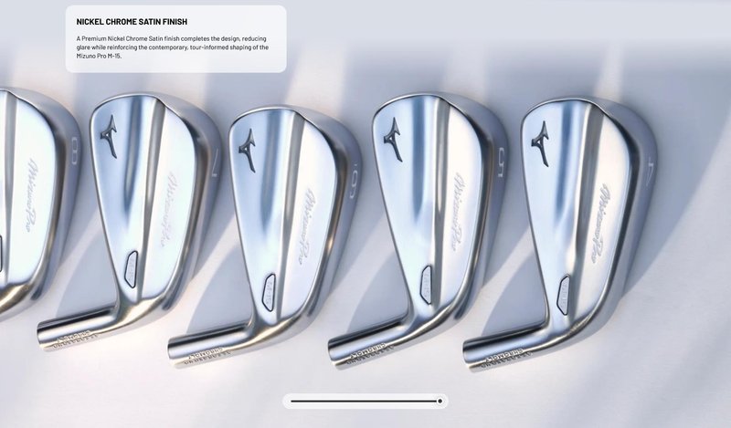 Mizuno Pro M-15 fers (acier)