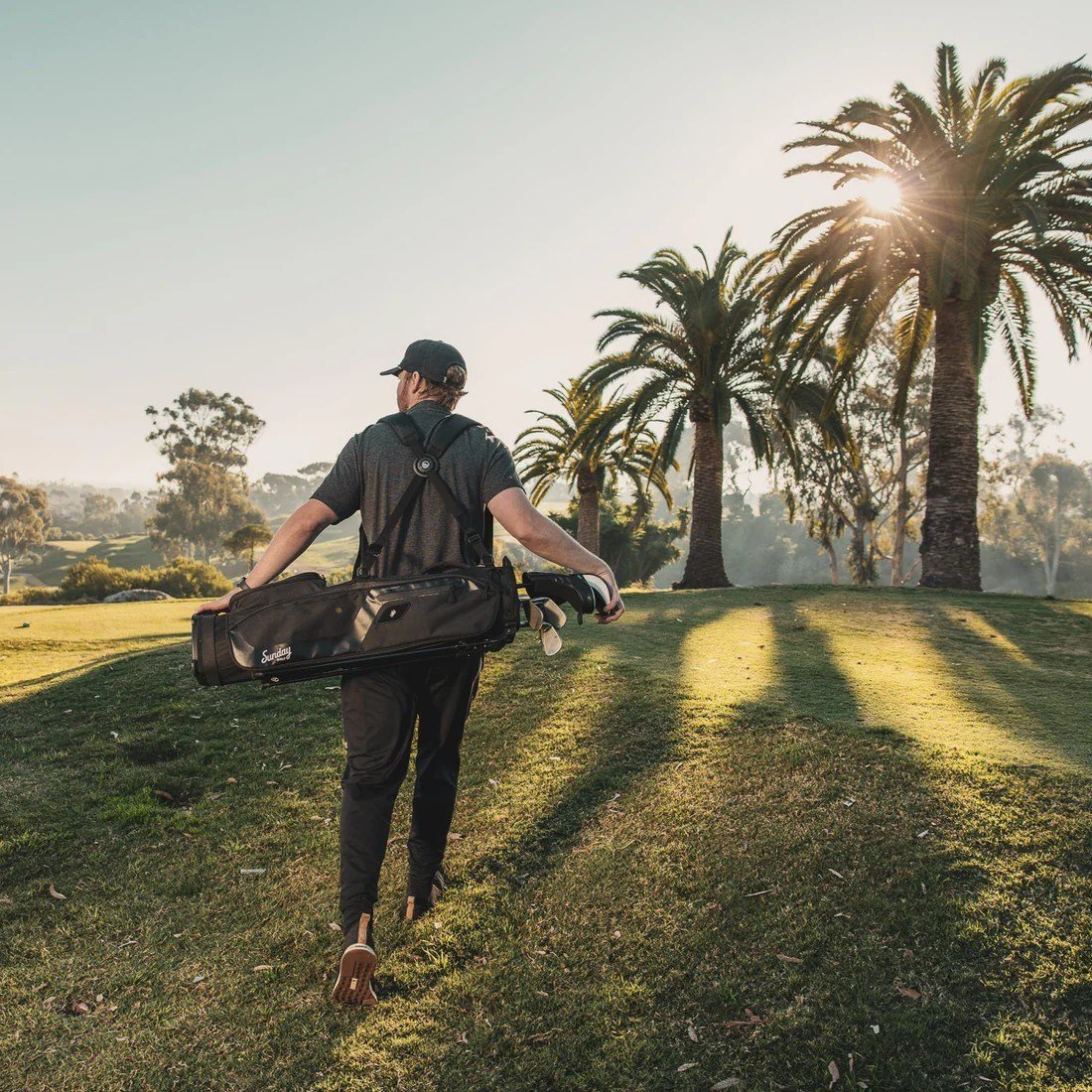 Sunday Golf El Camino pencil bag, noir mat
