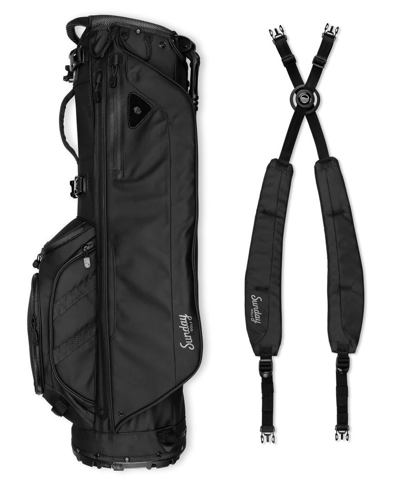 Sunday Golf Storm Ryder stand bag, noir