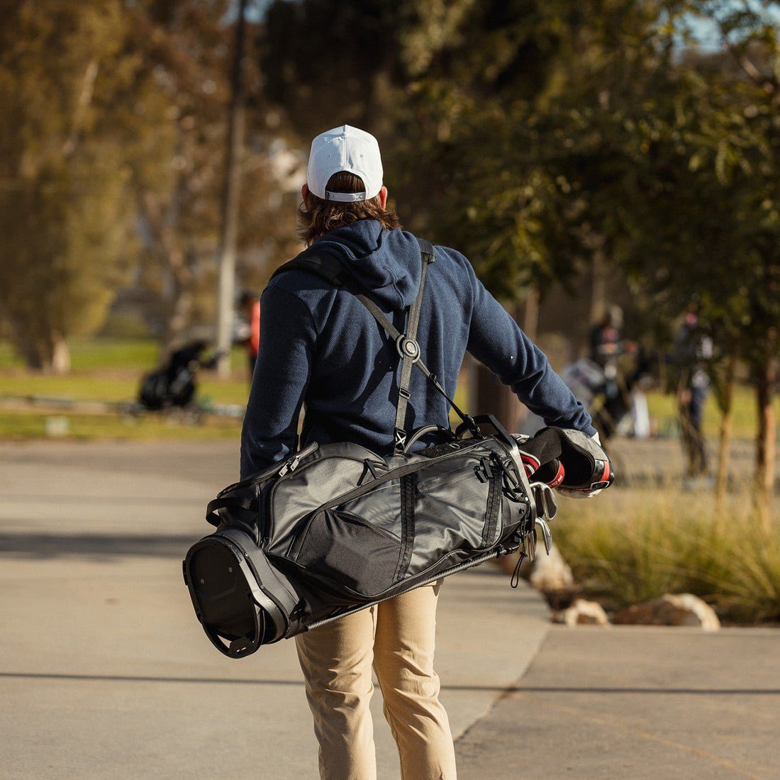 Sunday Golf Ranger stand bag, noir