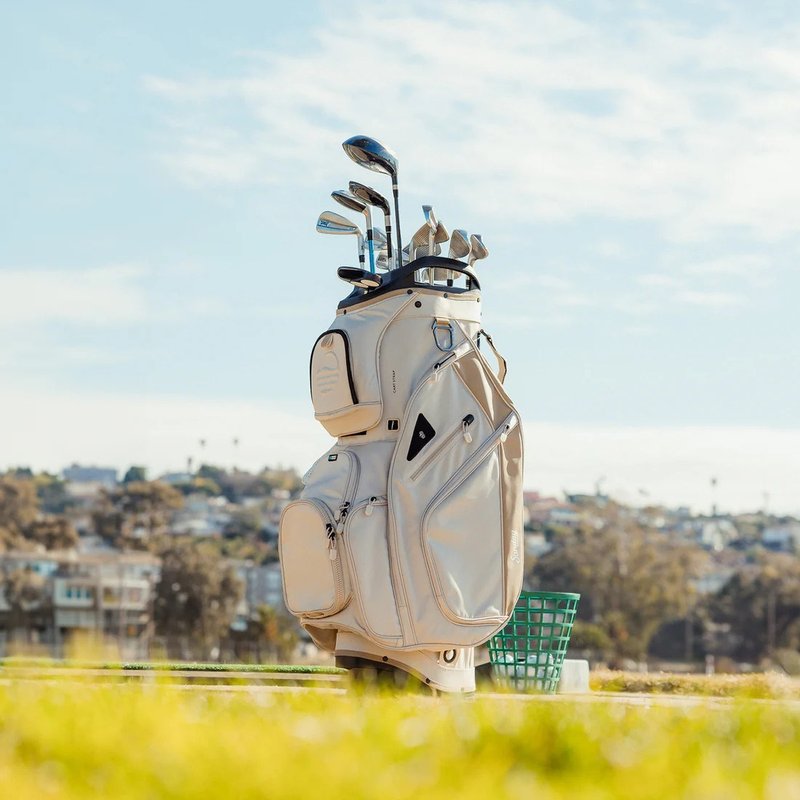 Sunday Golf Big Rig cart bag, toasted almond