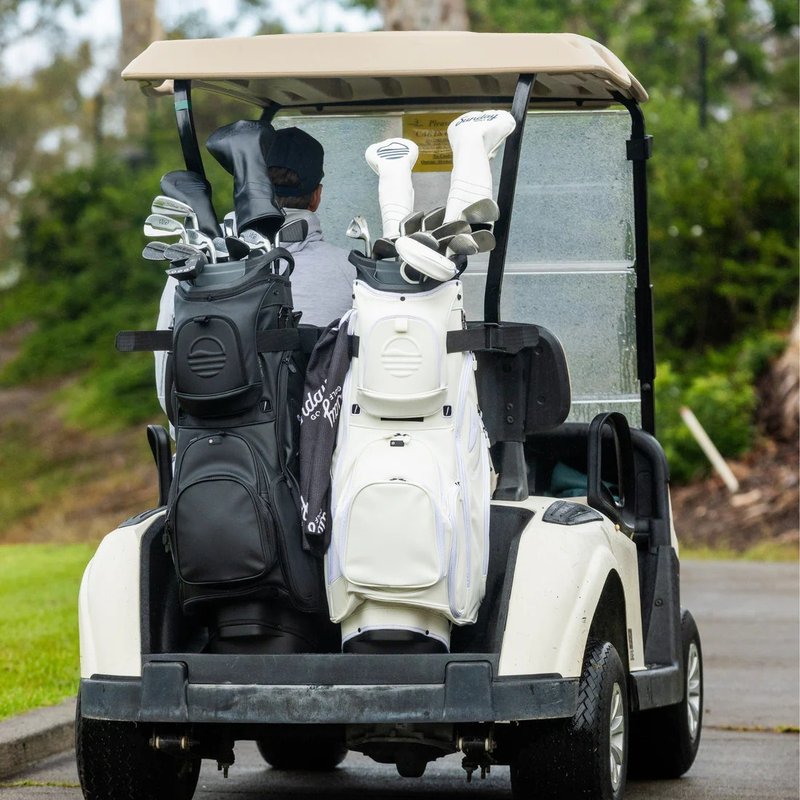 Sunday Golf Big Rig S-Class cart bag, blanc