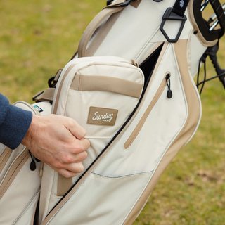 Sunday Golf Big Frosty can cooler, toasted almond