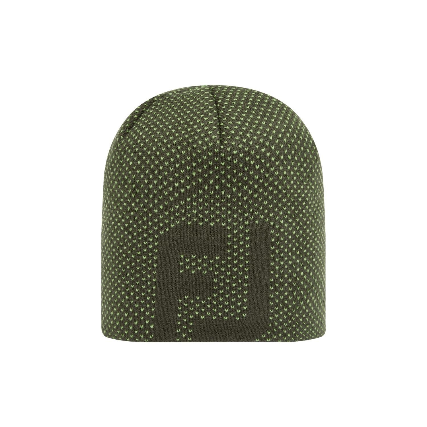 FootJoy FJ Dot Jacquard Beanie bonnet d'hiver, olive/vert acide