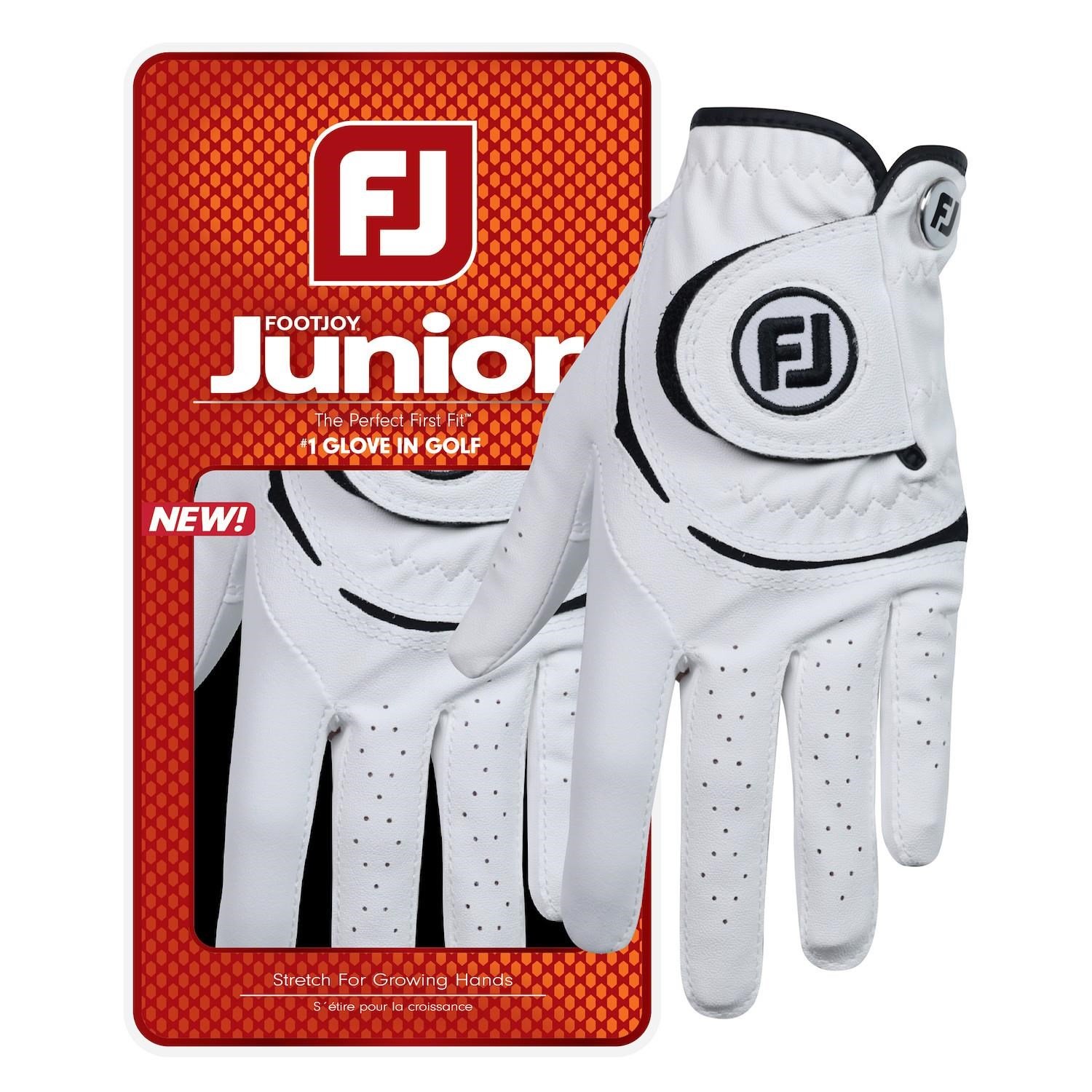 FootJoy FJ Junior gant de golf enfant, blanc