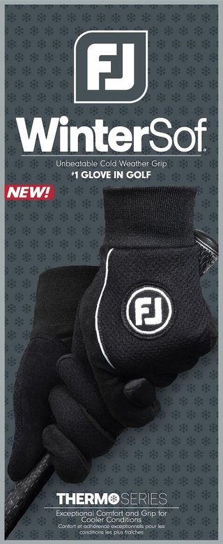 FootJoy WinterSof gant homme, noir
