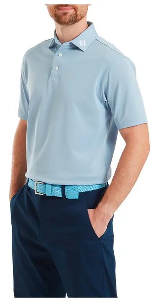 FootJoy Stretch Pique Solid polo homme, chambray