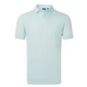 FootJoy Lisle Solid polo homme, bleu glacé