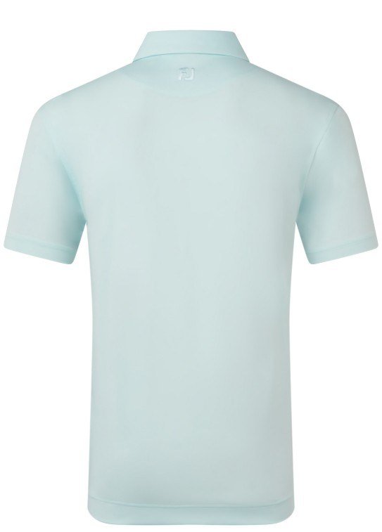 FootJoy Lisle Solid polo homme, bleu glacé