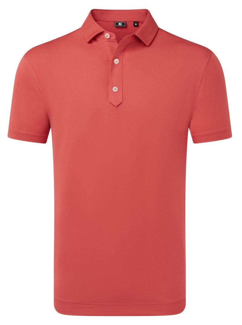 FootJoy Lisle Solid polo homme, nantucket red