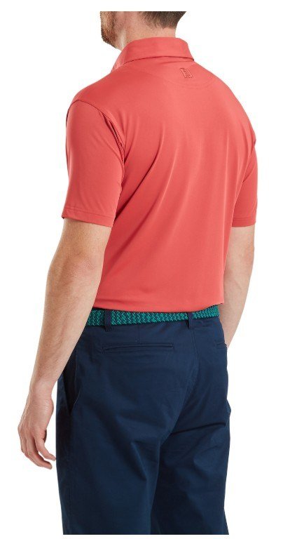FootJoy Lisle Solid polo homme, nantucket red