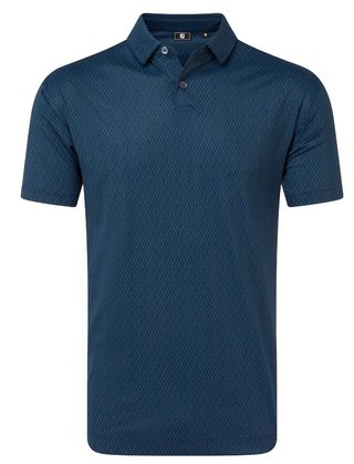 FootJoy Modernist Geo Pique polo homme, navy tonal