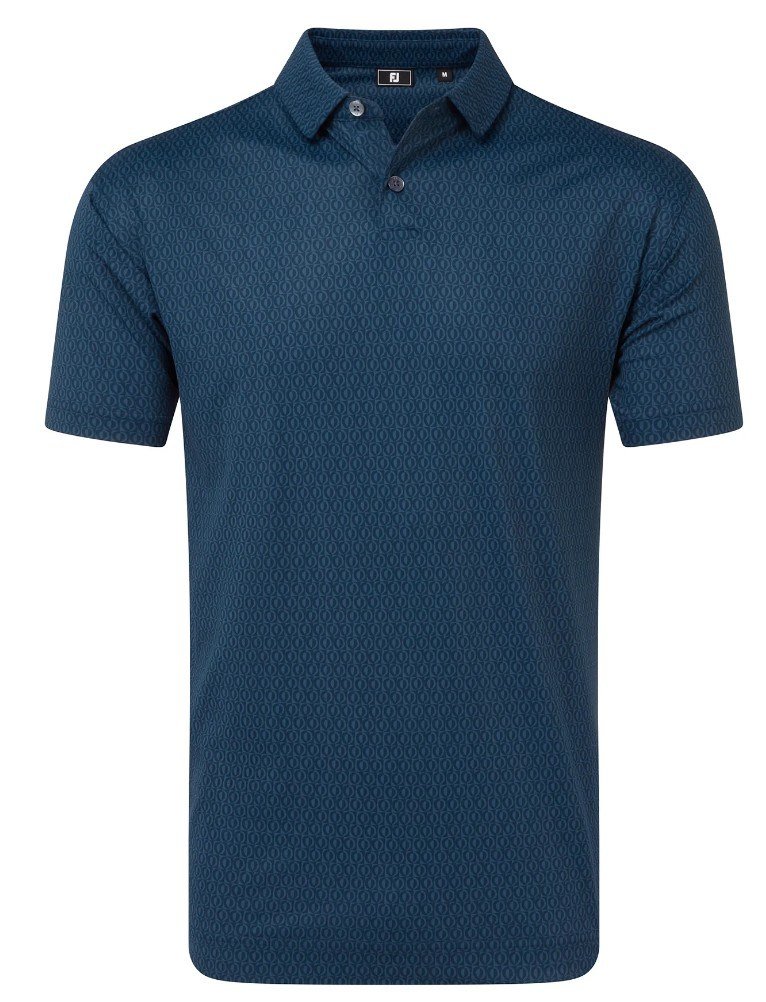 FootJoy Modernist Geo Pique polo homme, navy tonal