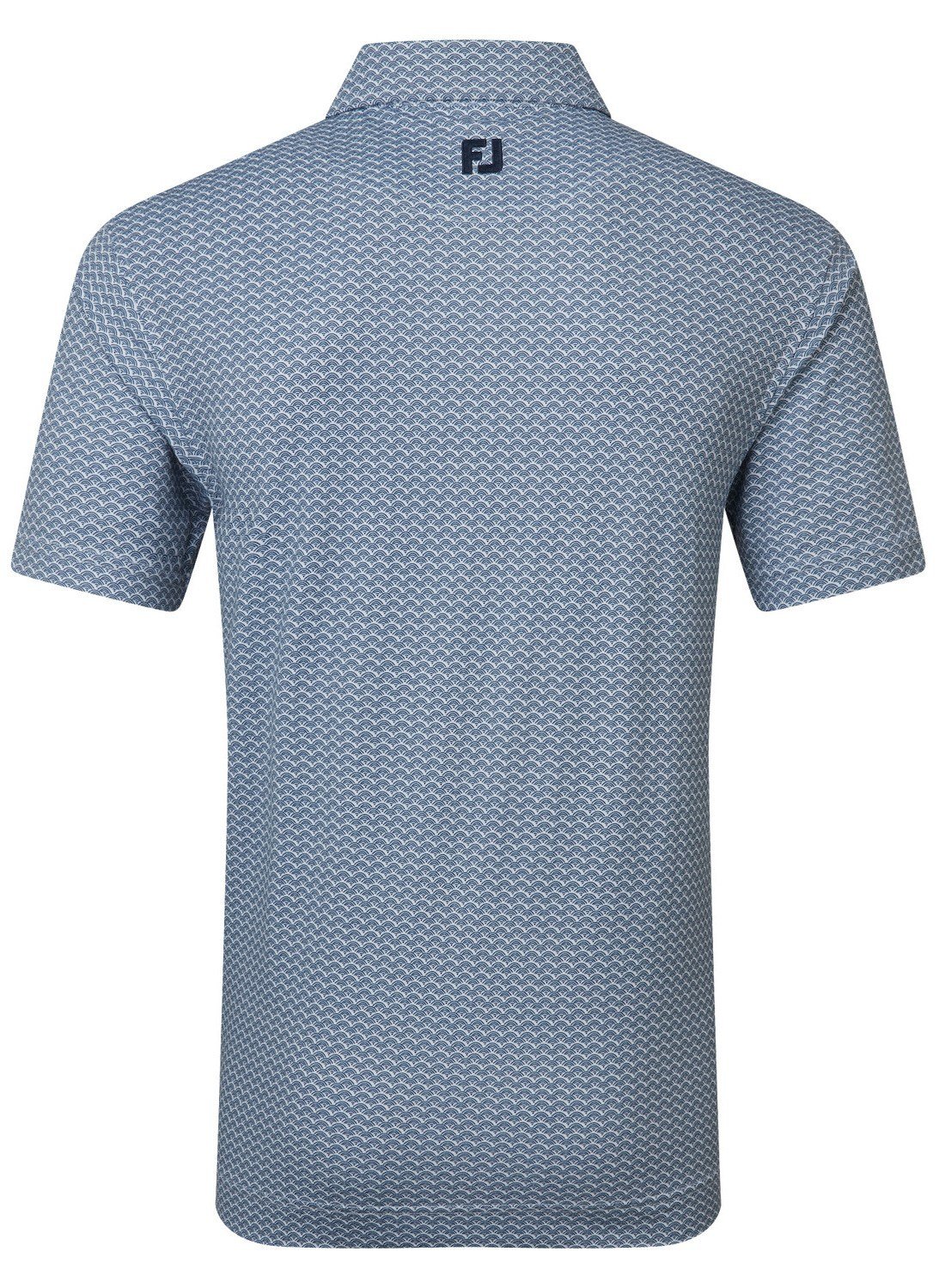 FootJoy Scallop Geo Pique polo homme, navy