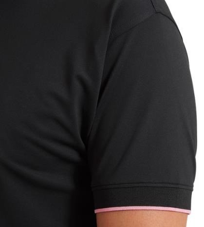 FootJoy FJ Wordmark polo homme, pique black