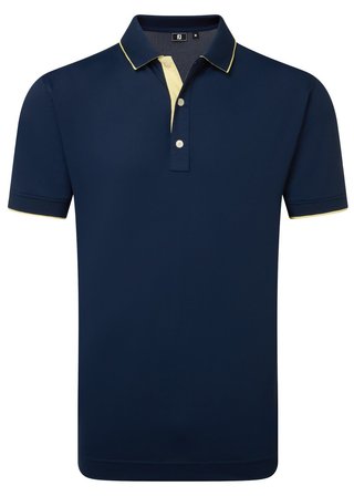 FootJoy FJ Wordmark Pique polo homme, navy