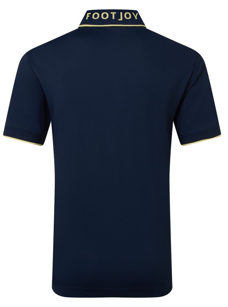 FootJoy FJ Wordmark Pique polo homme, navy