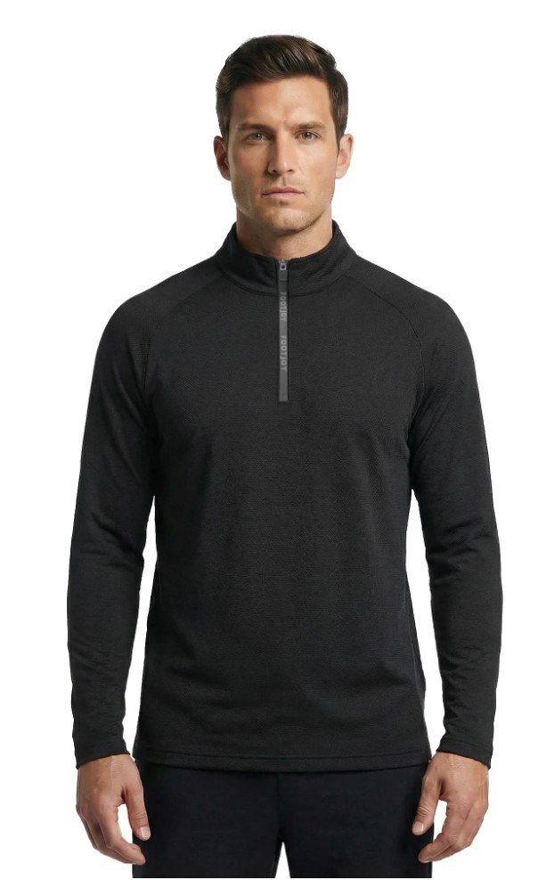 FootJoy Wordmark Chill Out sweat homme, noir/charcoal