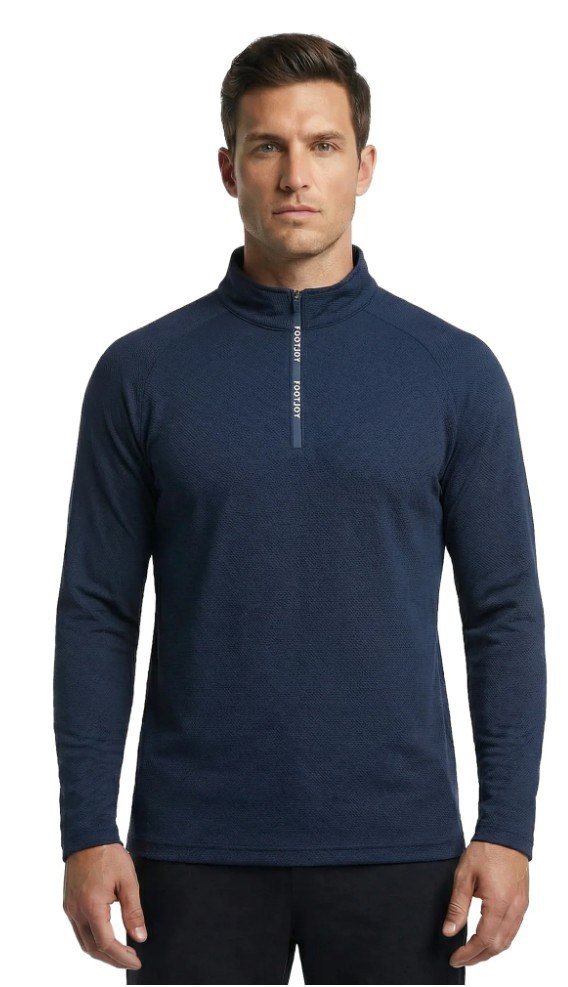 FootJoy Wordmark Chill Out sweat homme, navy/white