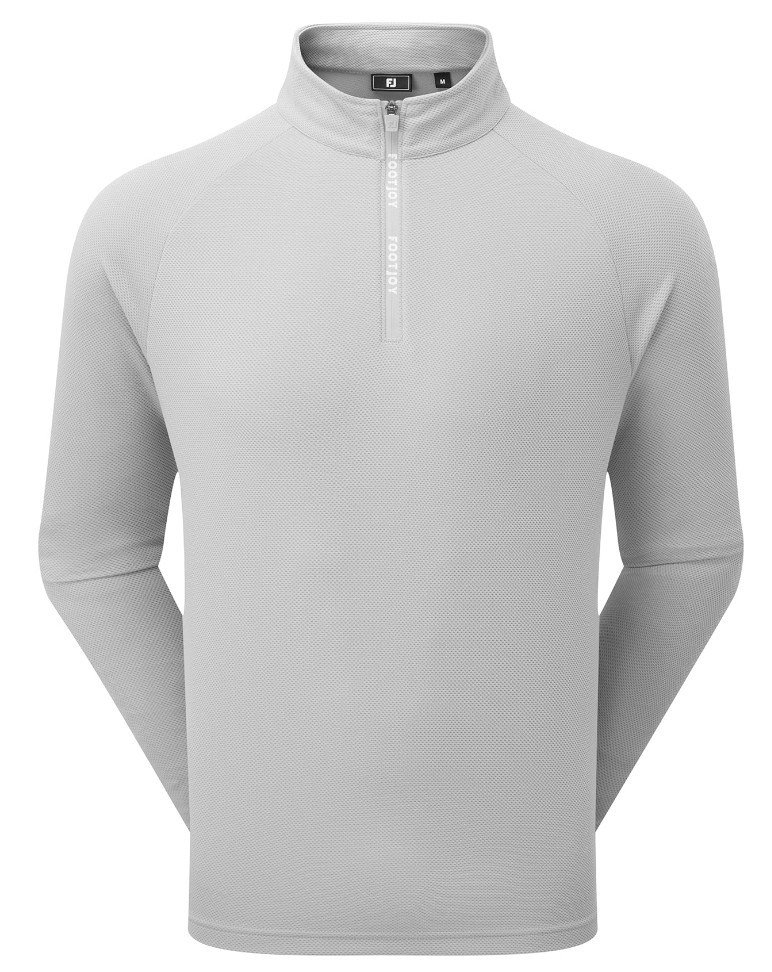 FootJoy Wordmark Chill Out sweat homme, gris/blanc