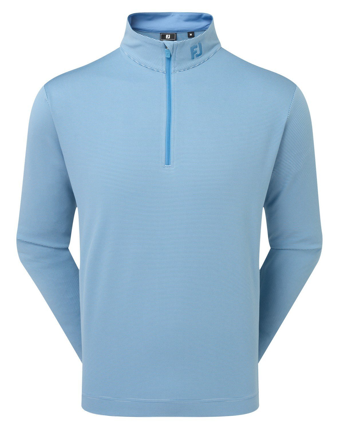 FootJoy Ottoman Stripe Chill-Out sweat-shirt homme, chambray/coastal blue