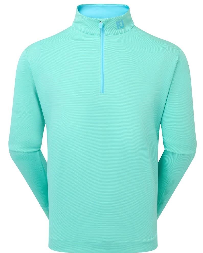 FootJoy Ottoman Stripe Chill-Out sweat-shirt homme, blue reef/sea glass