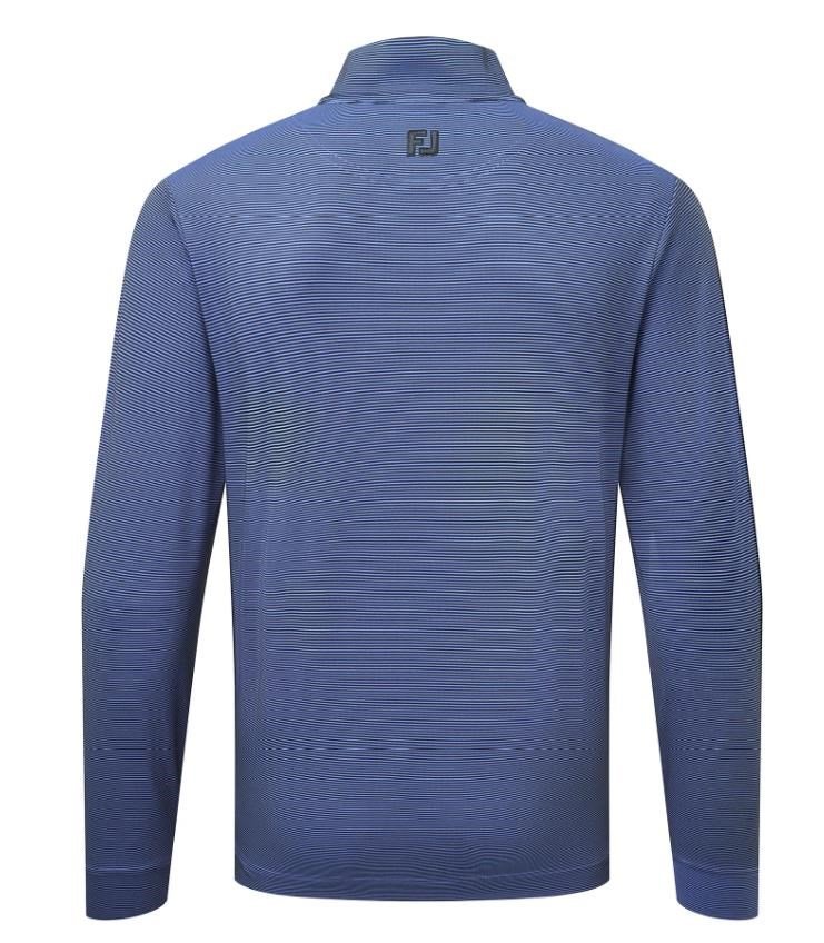 FootJoy Ottoman Stripe Chill-Out sweatshirt homme, black/vivid violet
