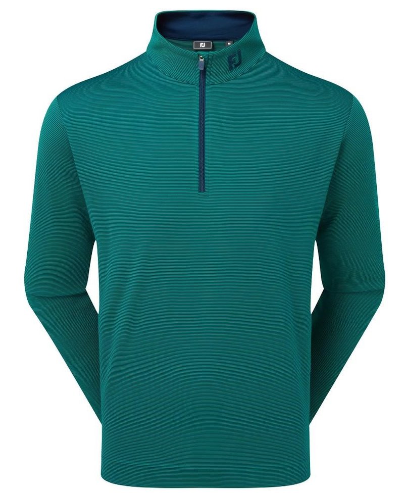 FootJoy Ottoman Stripe Chill-Out sweatshirt homme, navy/field green