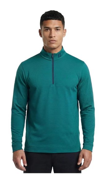 FootJoy Ottoman Stripe Chill-Out sweatshirt homme, navy/field green