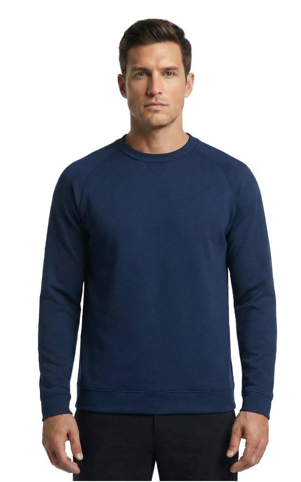 FootJoy Crew Neck sweatshirt homme, navy