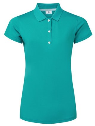 FootJoy Stretch Pique Solid polo femme, tile blue