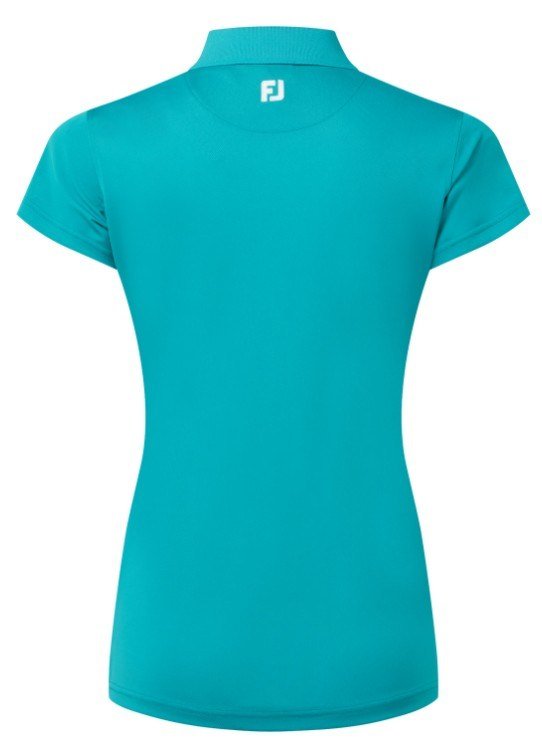 FootJoy Stretch Pique Solid polo femme, tile blue