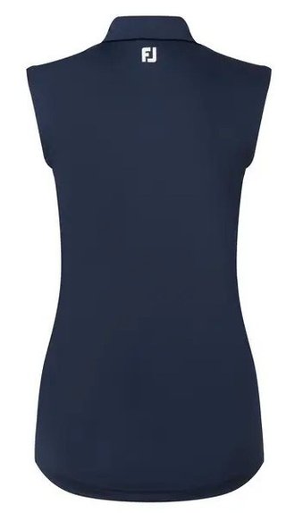 FootJoy Sleeveless Lisle polo femme, marine