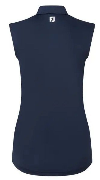 FootJoy Sleeveless Lisle polo femme, marine