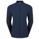 FootJoy Full-Zip Rib Midlayer pull femme, navy
