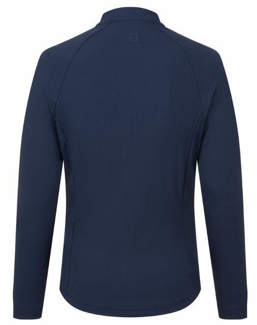 FootJoy Full-Zip Rib Midlayer pull femme, navy