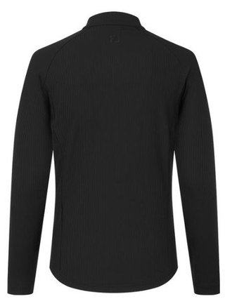 FootJoy Full-Zip Rib Midlayer sweatshirt femme, noir