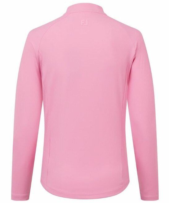 FootJoy Full-Zip Rib Midlayer pull femme, rose