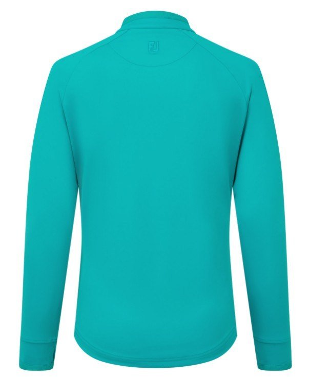 FootJoy Half-Zip Midlayer pull femme, tile blue