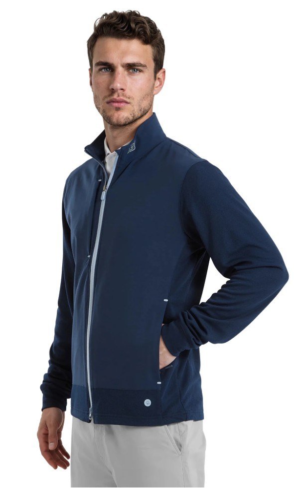 FootJoy Tempo Hybrid Full-Zip veste homme, navy