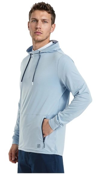 FootJoy TempoSeries Hoodie sweat homme, blue ocean