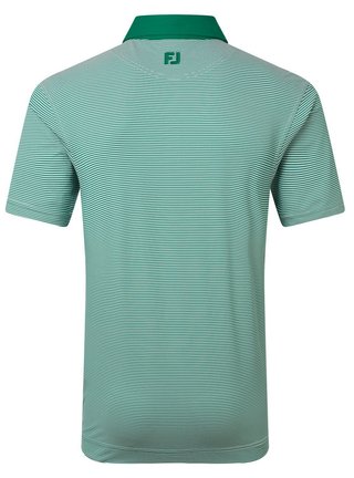 FootJoy Feeder Stripe Pique polo homme, field green