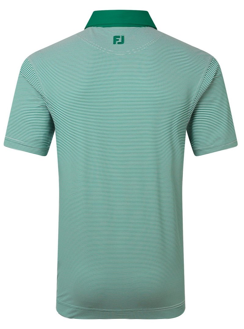FootJoy Feeder Stripe Pique polo homme, field green