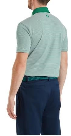 FootJoy Feeder Stripe Pique polo homme, field green