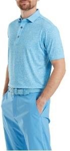 FootJoy Condensed Camo Print Lisle polo homme, sea glass/blue reef/deep reef
