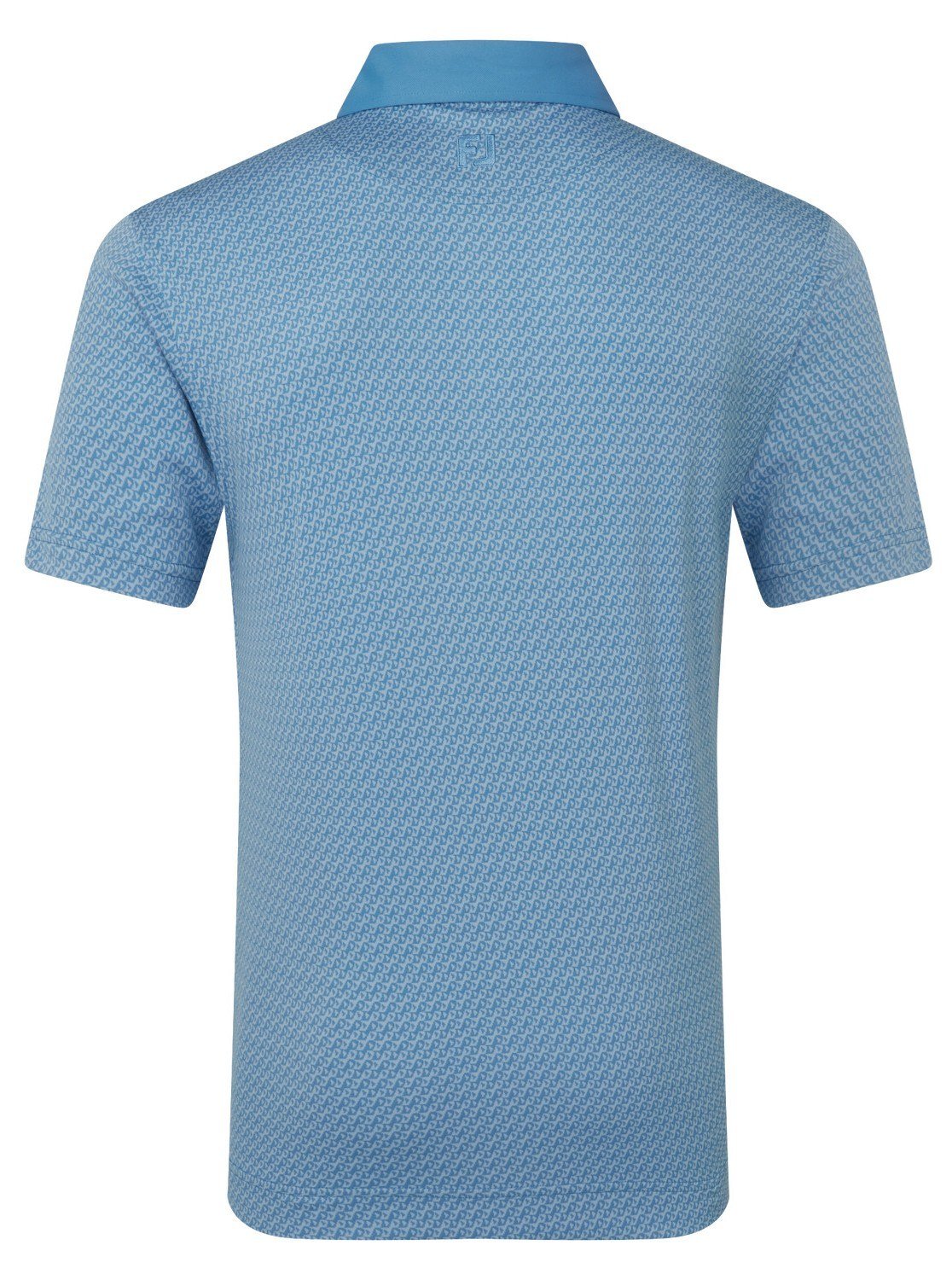 FootJoy Star Geo Jacquard polo homme, coastal blue