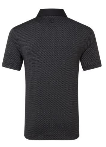 FootJoy Star Geo Jacquard polo homme, noir