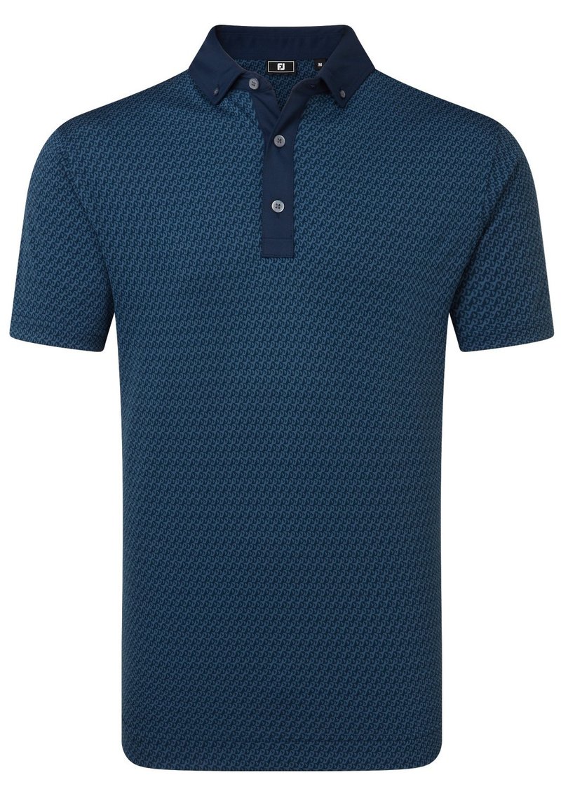FootJoy Star Geo Jacquard polo homme, marine
