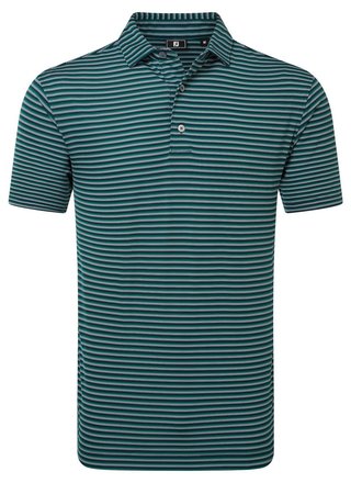 FootJoy Shadow Stripe Lisle polo homme, marine