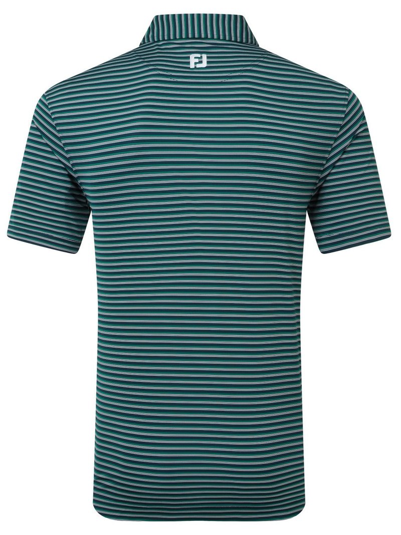 FootJoy Shadow Stripe Lisle polo homme, marine